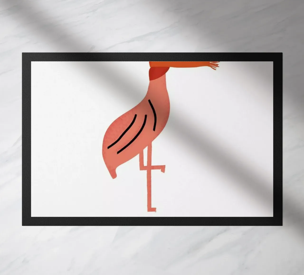 F for Flamingo zerbino da Little Flourishes
