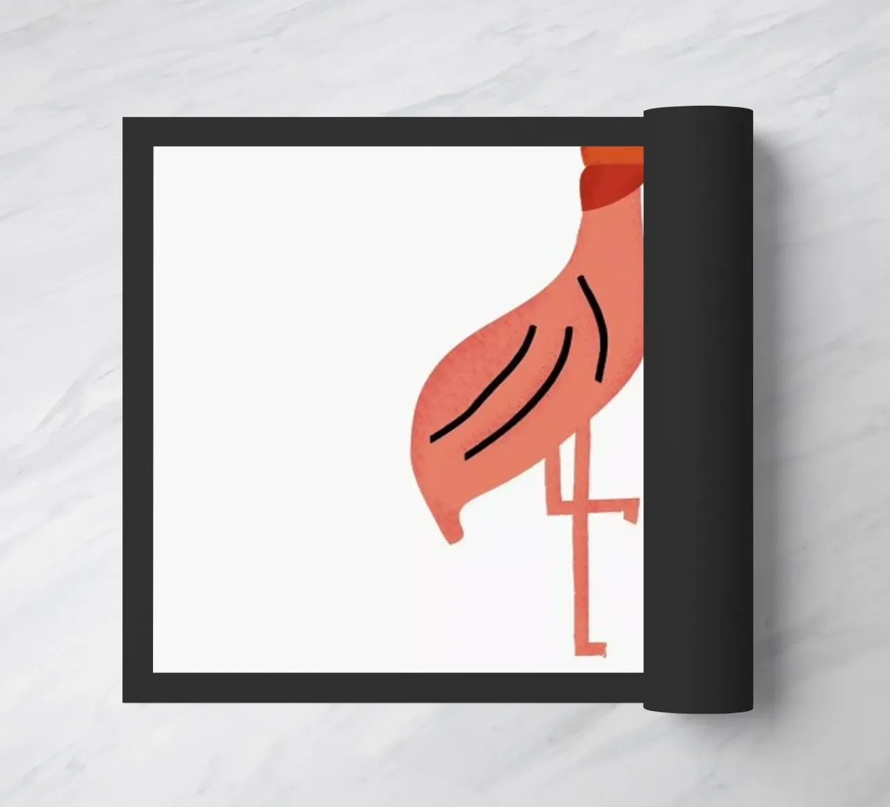 F for Flamingo zerbino da Little Flourishes
