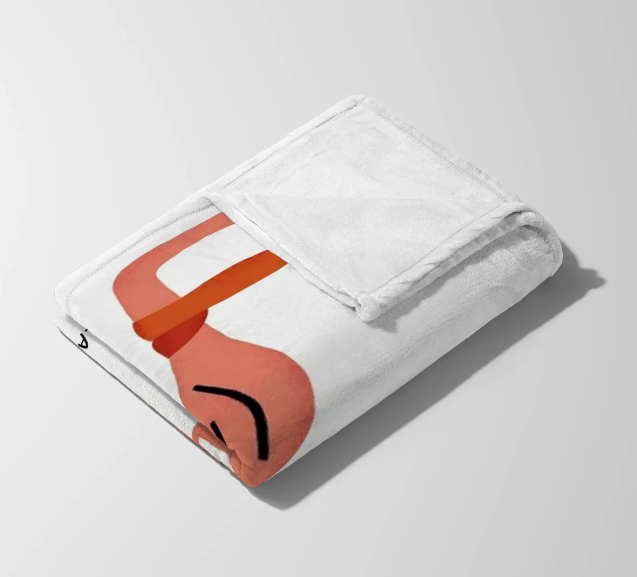 F for Flamingo coperta in pile da Little Flourishes