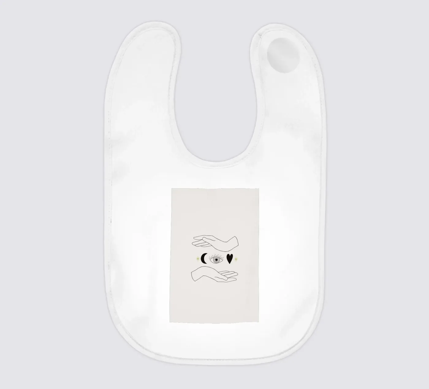 All Seeing Babylätzchen von Pure