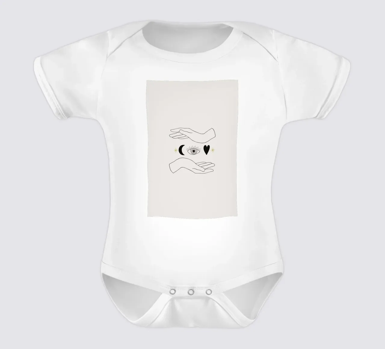 All Seeing body neonato maniche corte da Pure