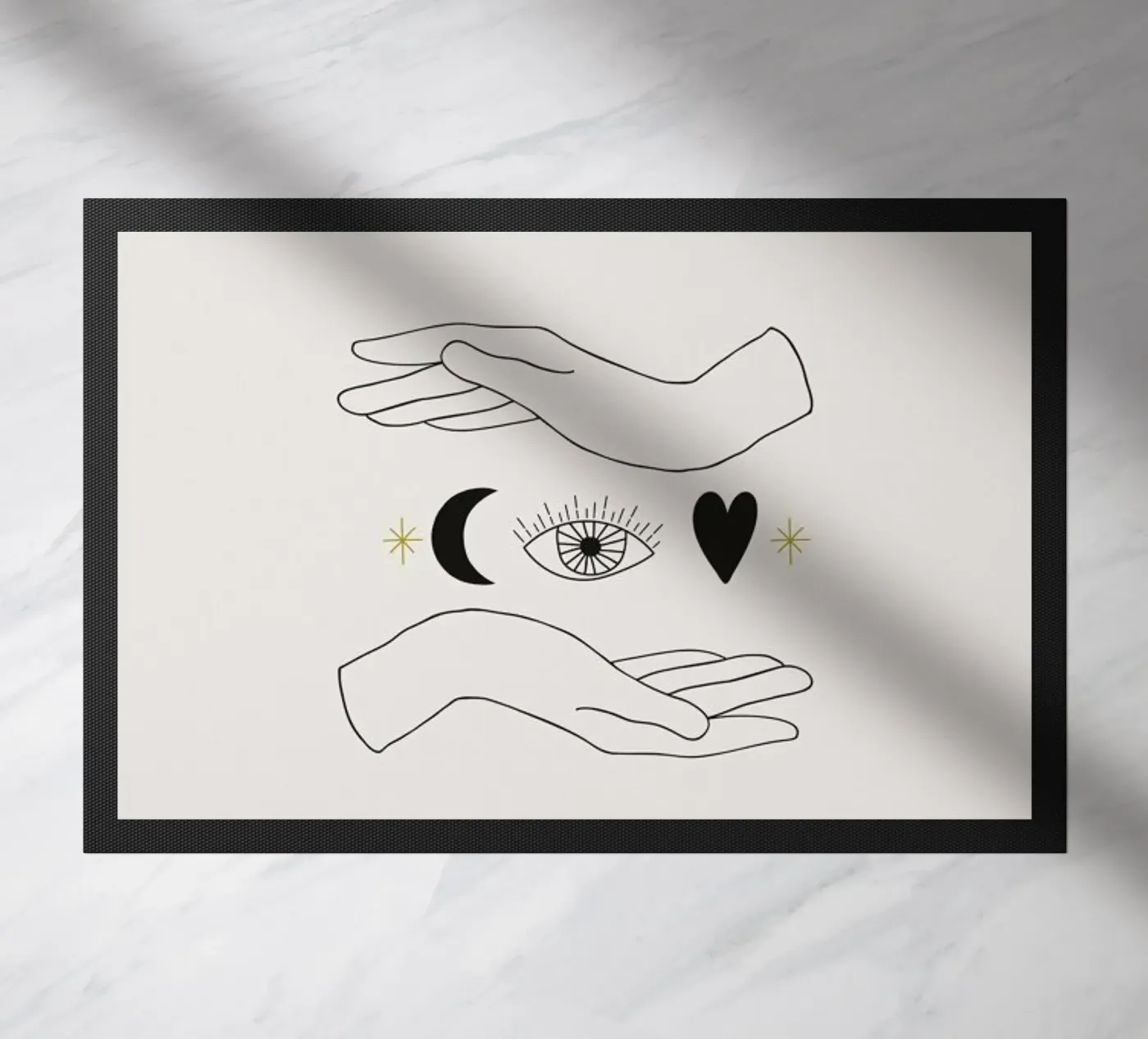 All Seeing doormat by Pure