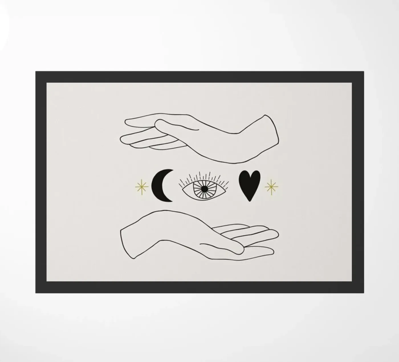All Seeing doormat by Pure
