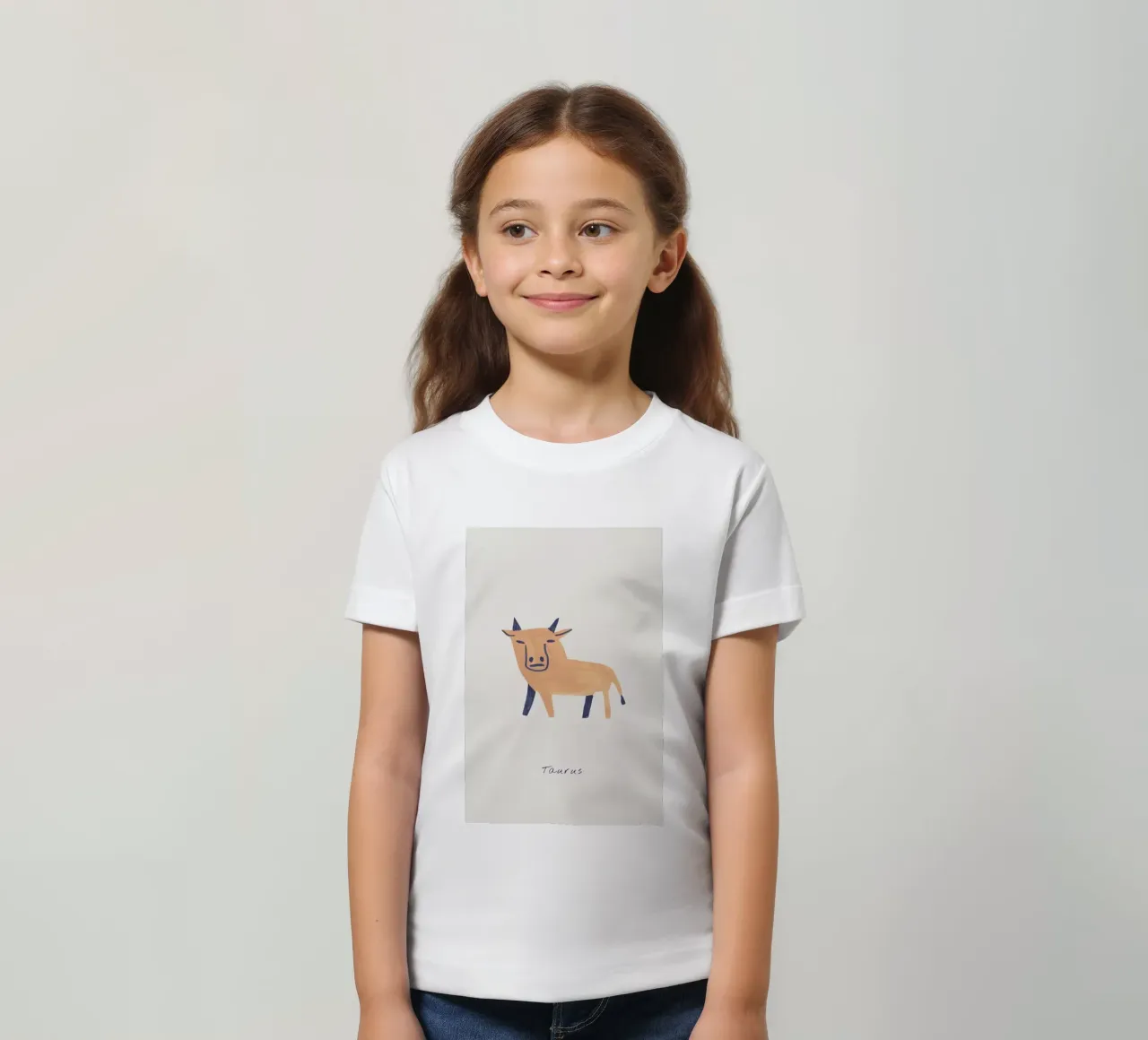 Taurus t-shirt bambini da Little Flourishes