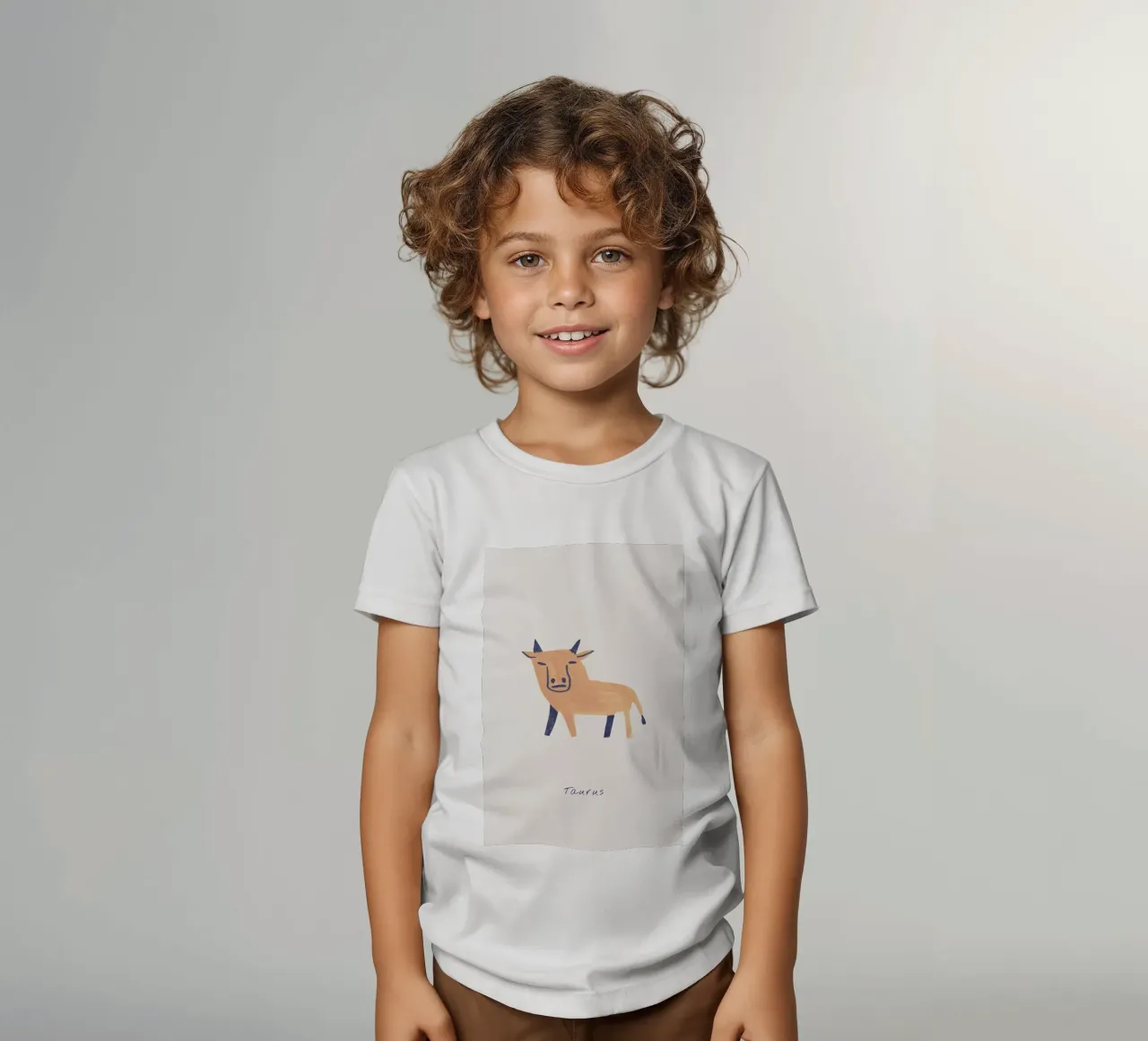 Taurus t-shirt bambini da Little Flourishes