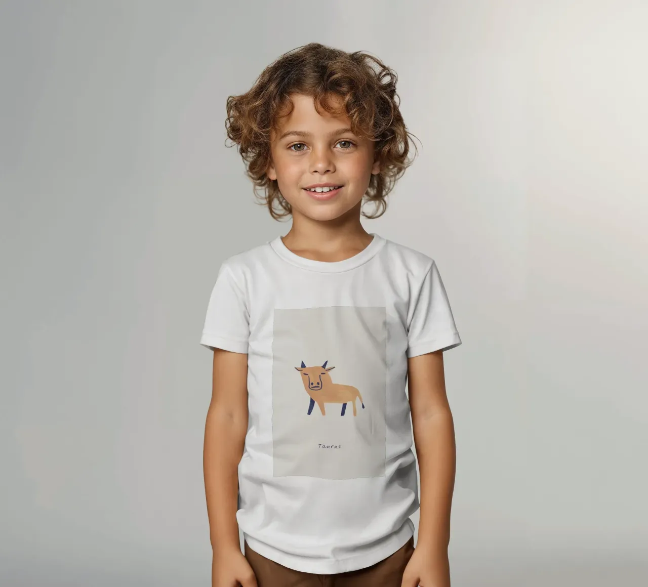 Taurus t-shirt bambini da Little Flourishes