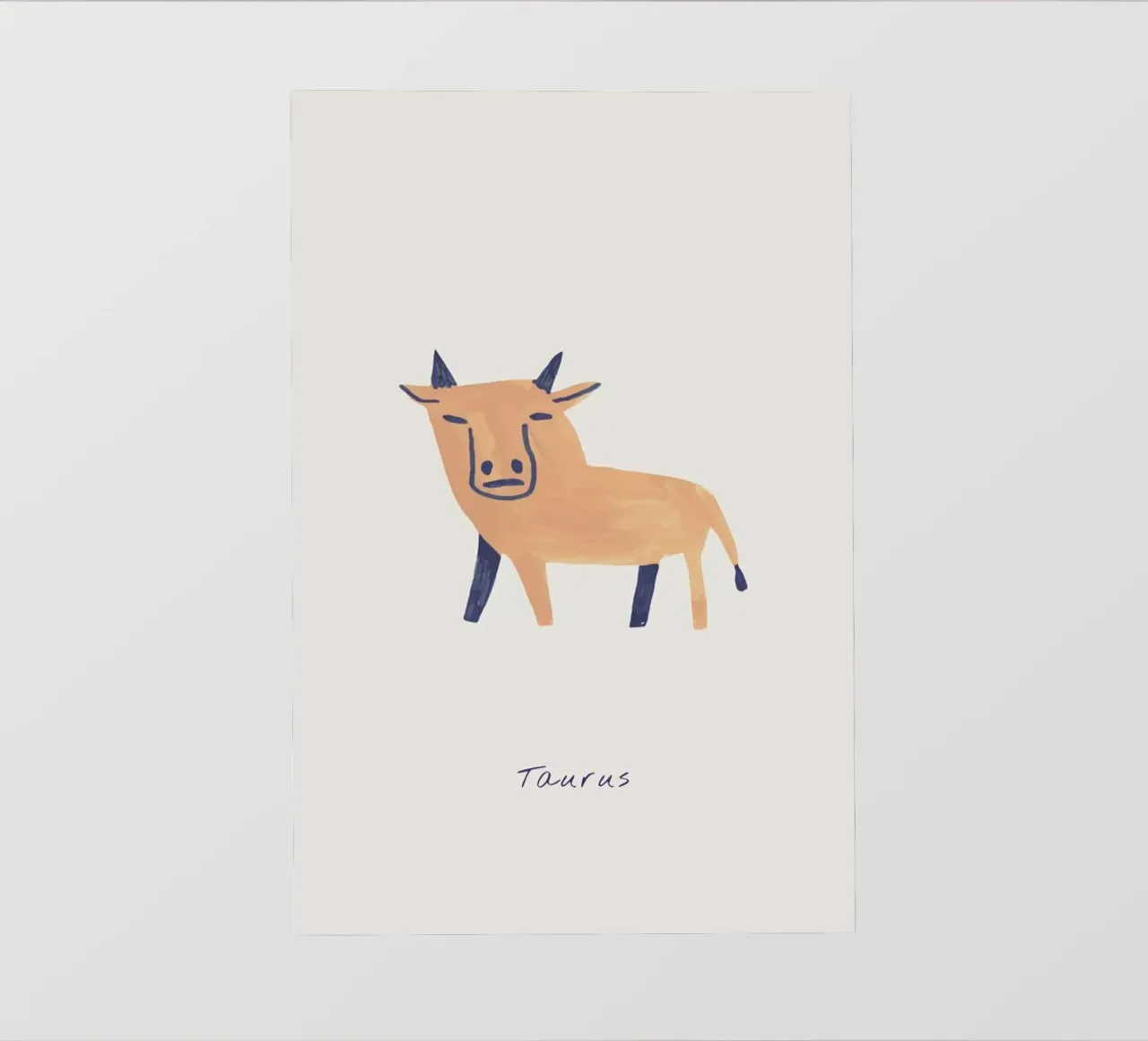 Taurus telo in pvc da Little Flourishes