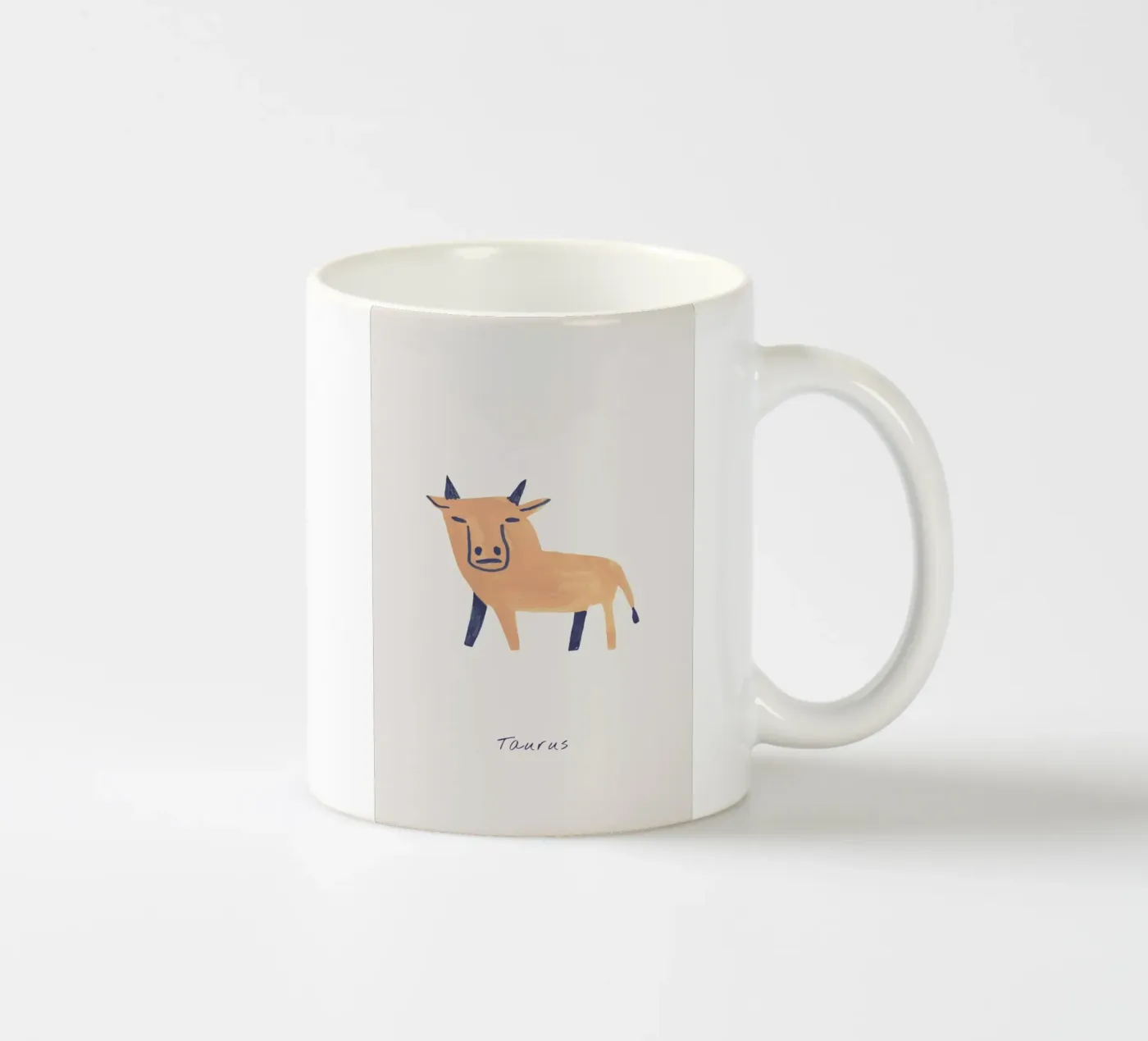 Taurus Keramik Tasse von Little Flourishes