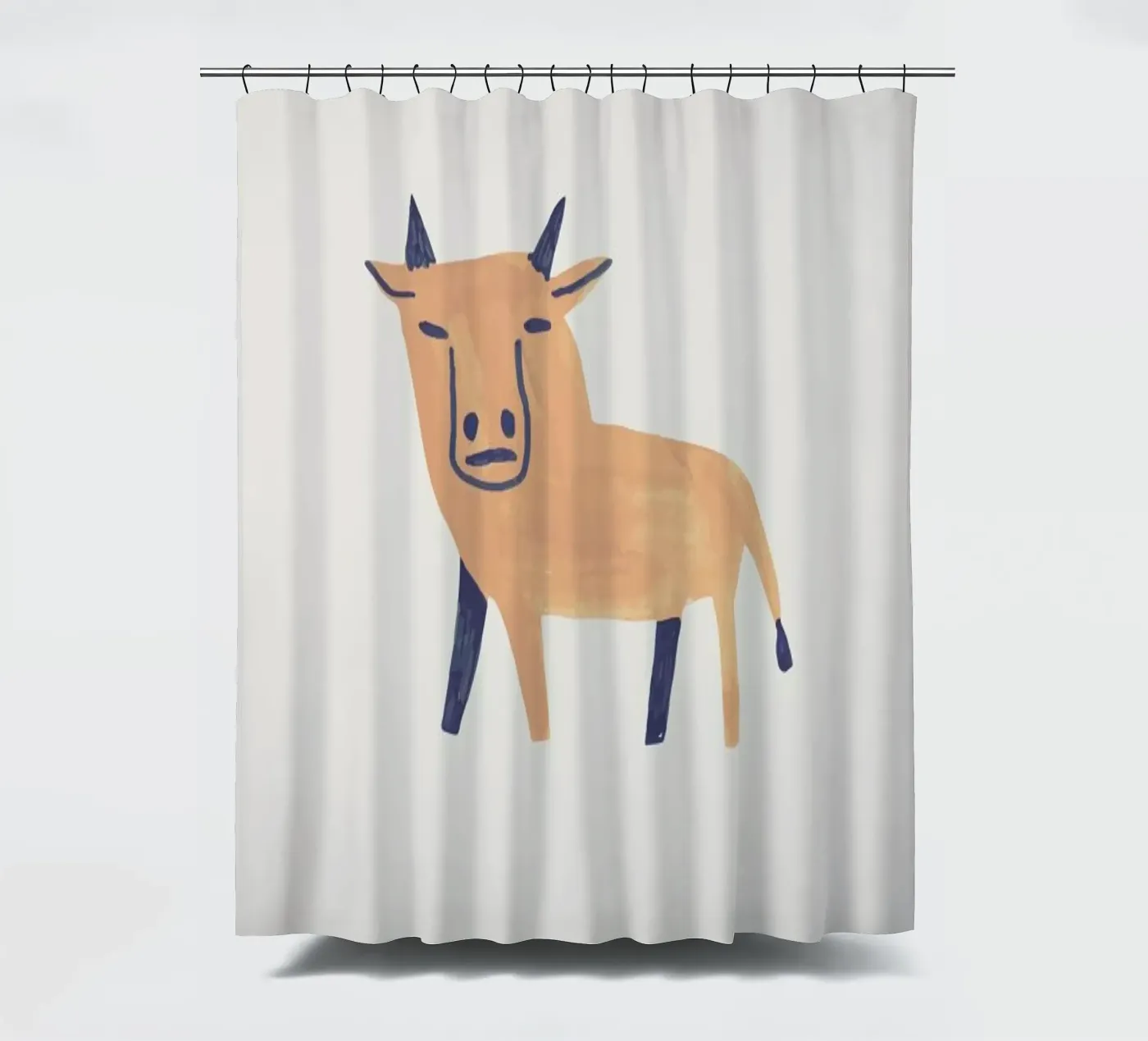 Taurus Duschvorhang von Little Flourishes