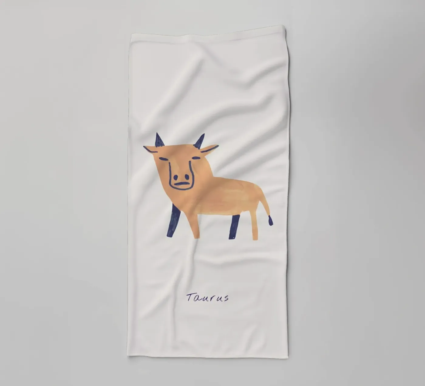 Taurus badhanddoek van Little Flourishes