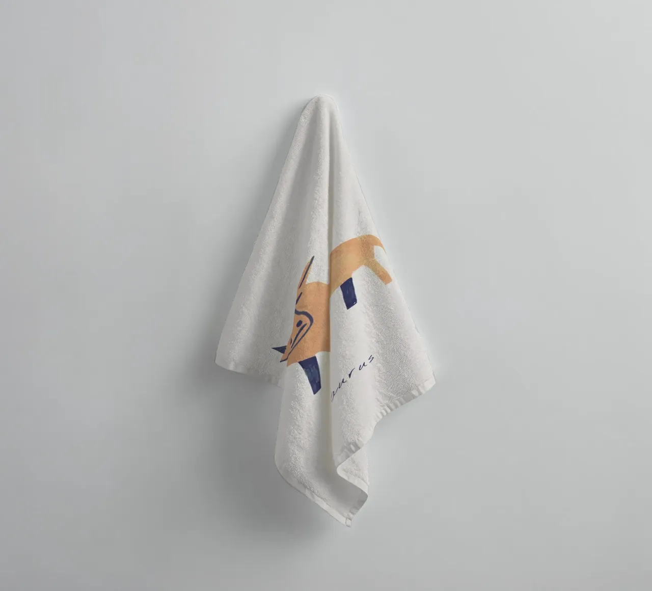 Taurus badhanddoek van Little Flourishes