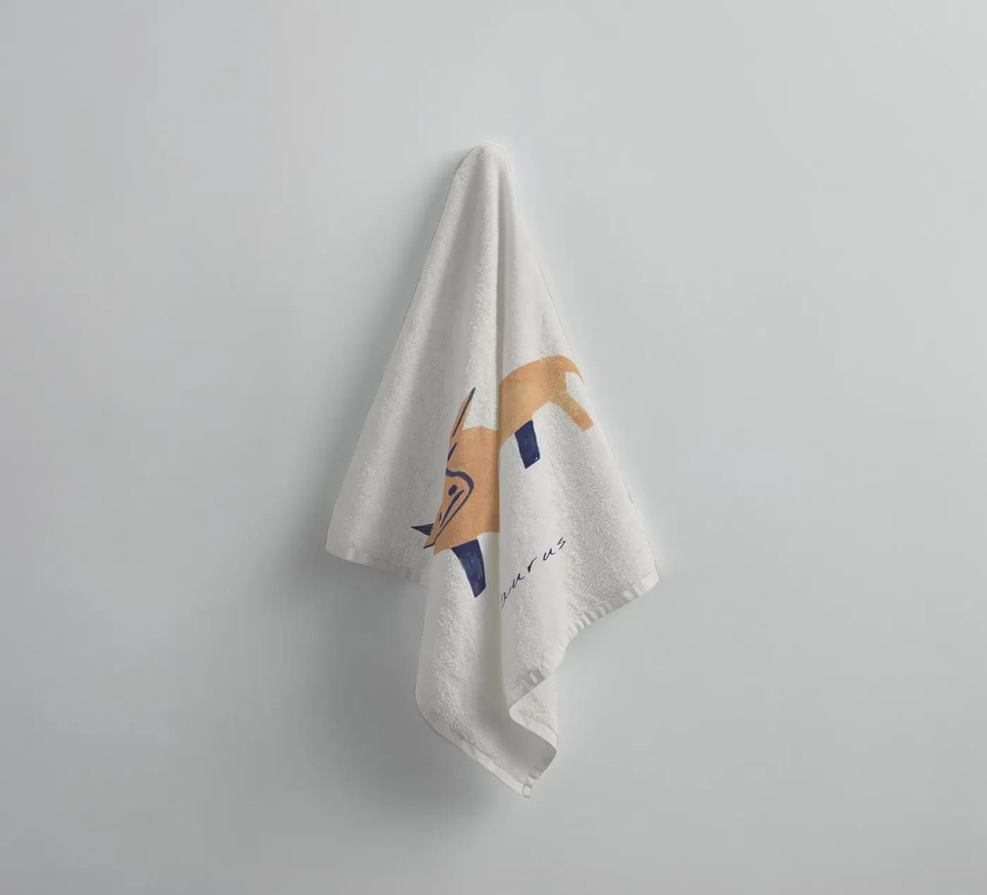 Taurus badhanddoek van Little Flourishes