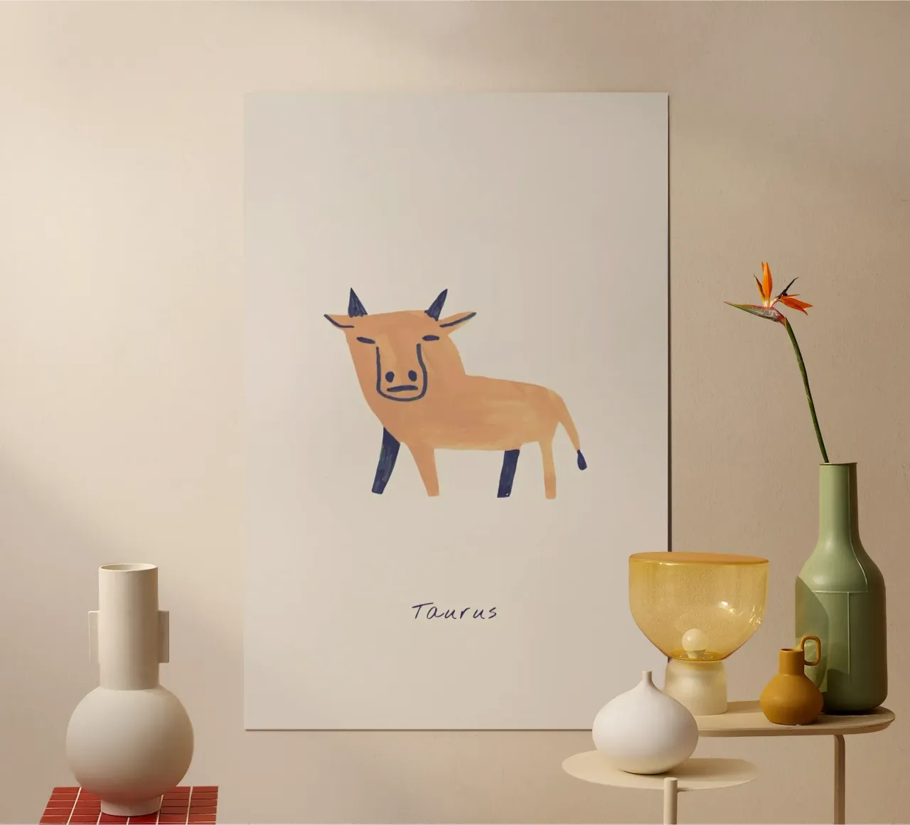 Taurus poster da Little Flourishes