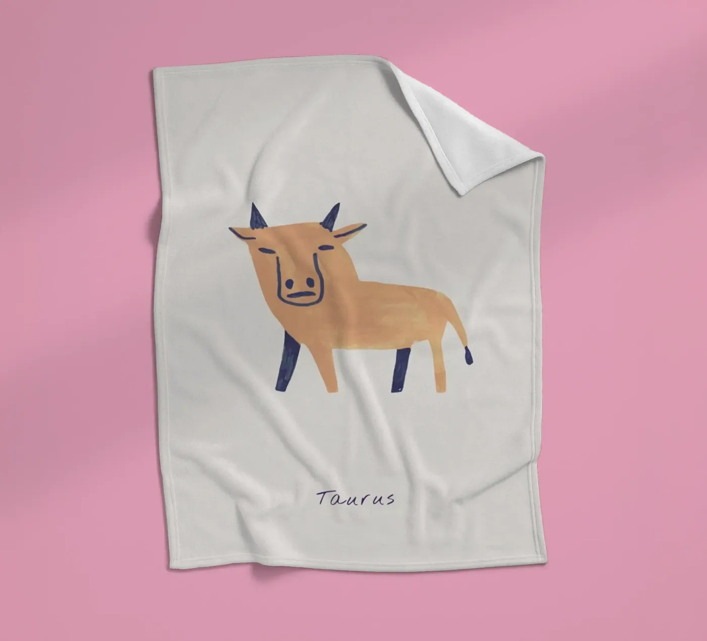 Taurus fleece blanket by Little Flourishes