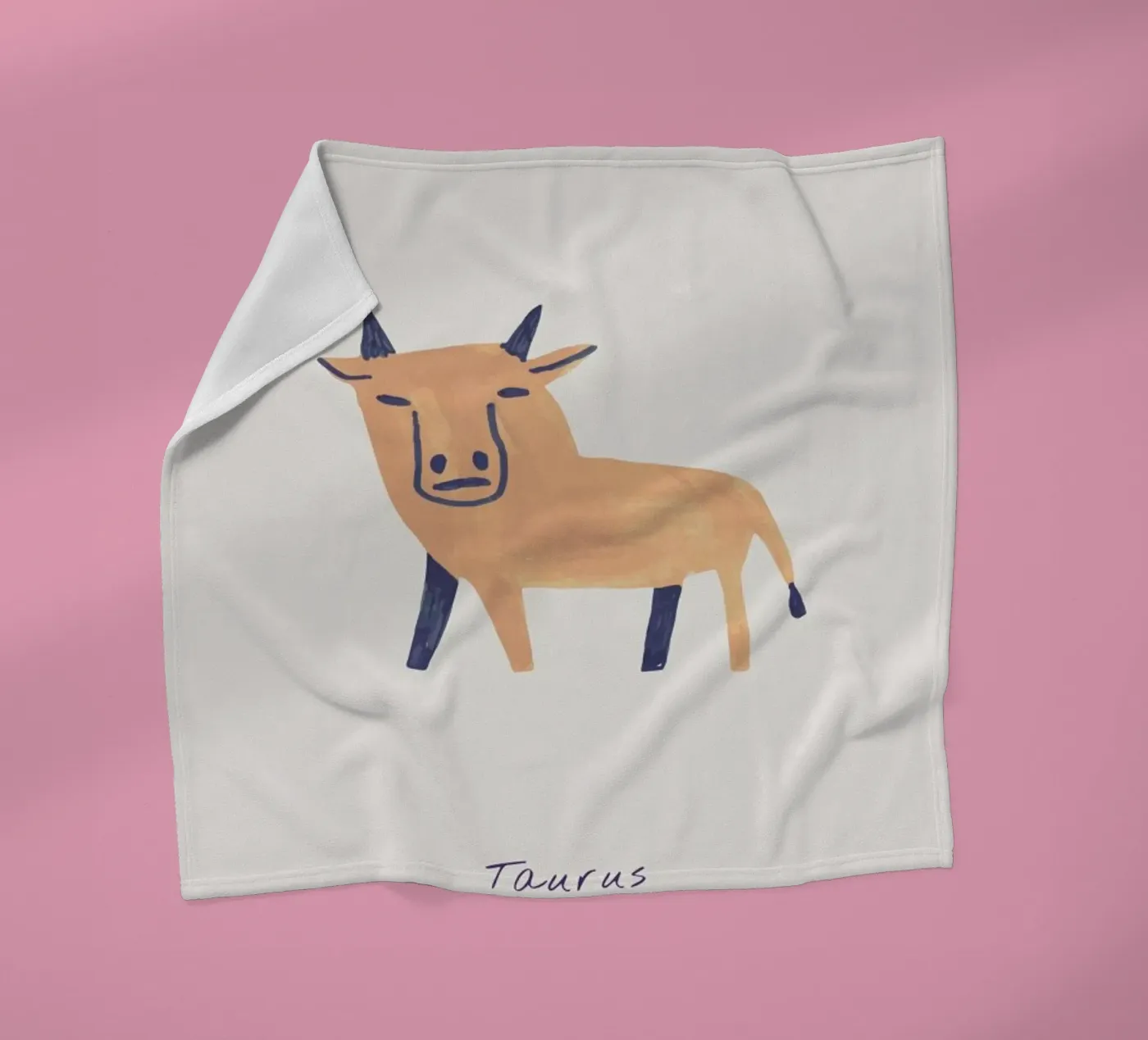 Taurus fleece blanket by Little Flourishes