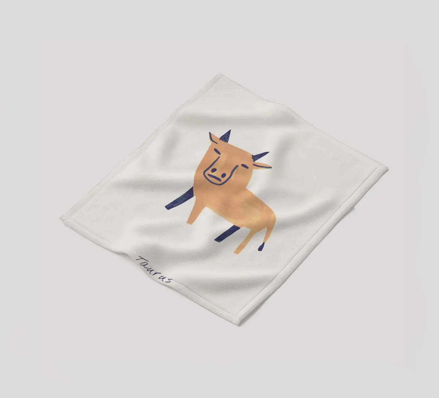 Taurus fleece blanket by Little Flourishes