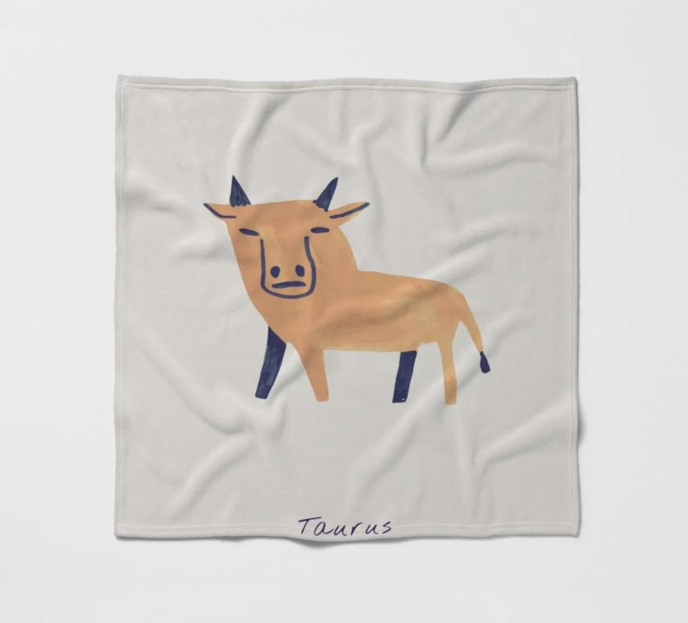 Taurus fleece blanket by Little Flourishes