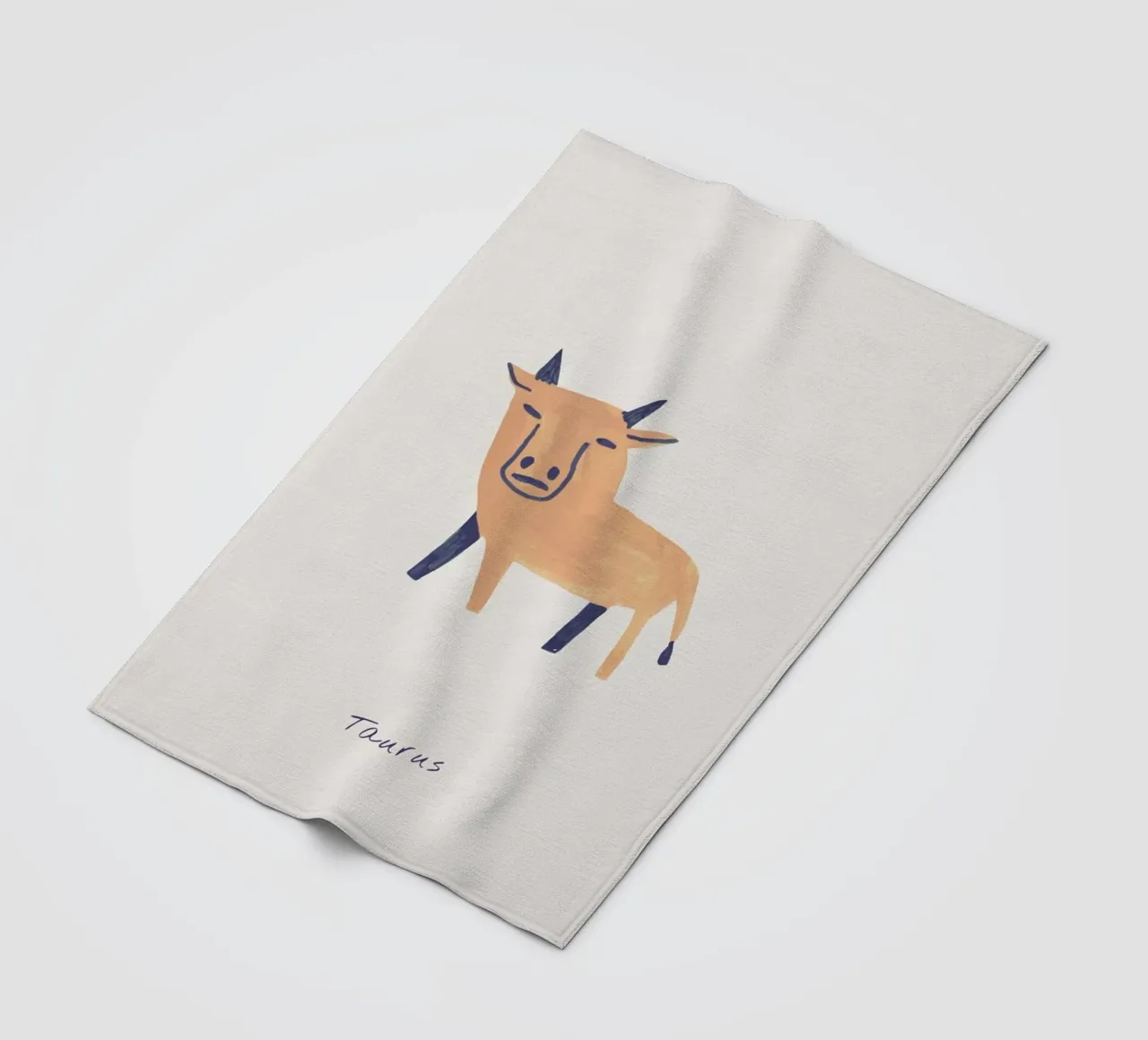 Taurus fleece blanket by Little Flourishes