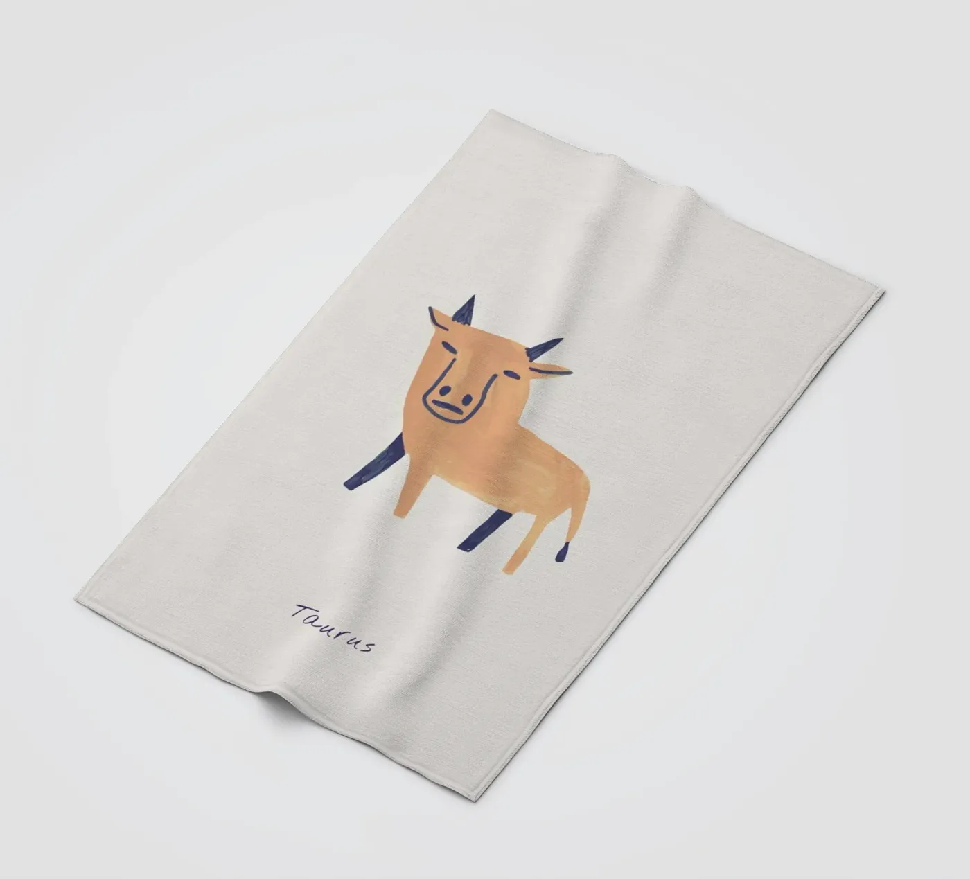 Taurus fleece blanket by Little Flourishes