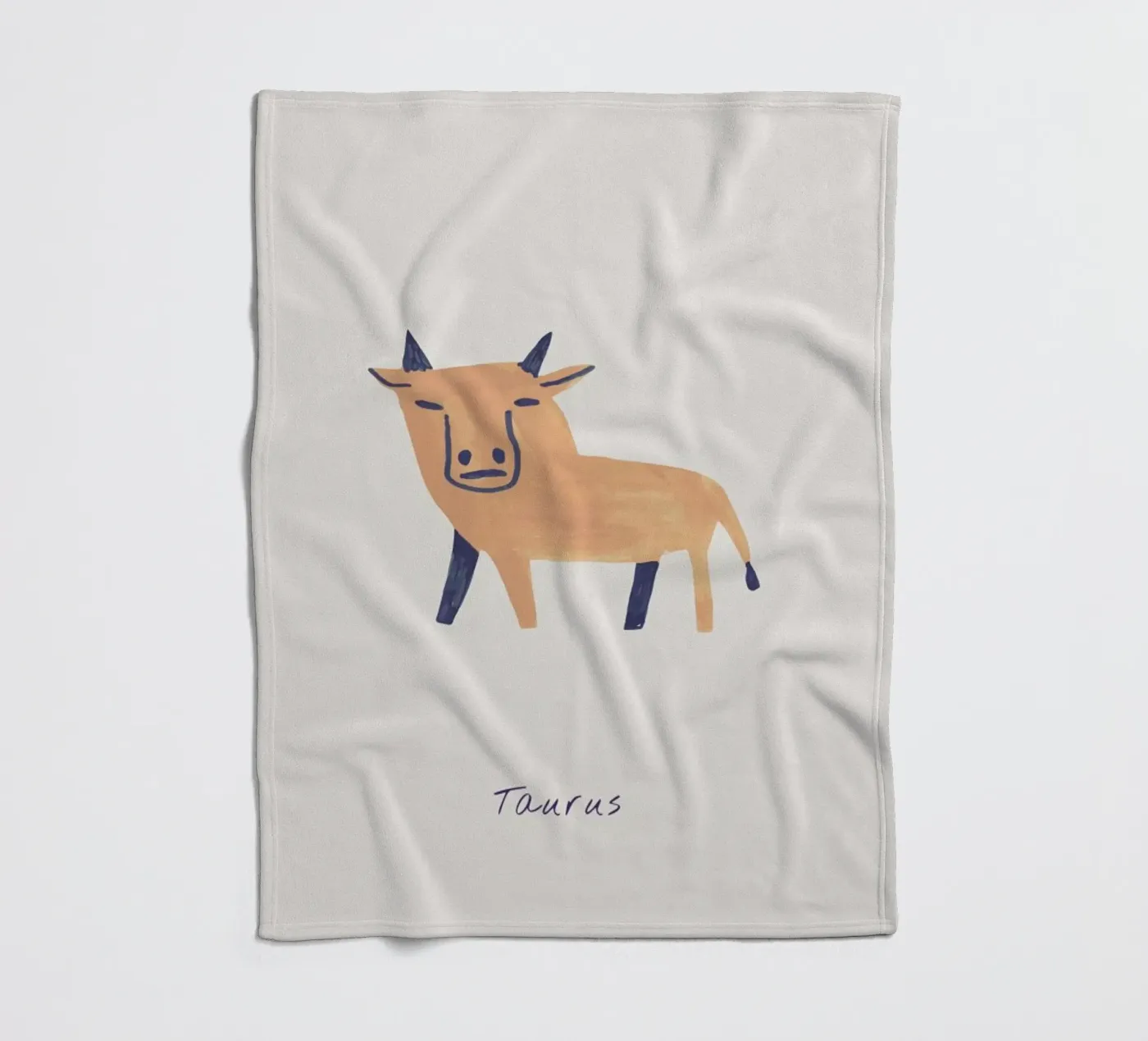 Taurus fleece blanket by Little Flourishes