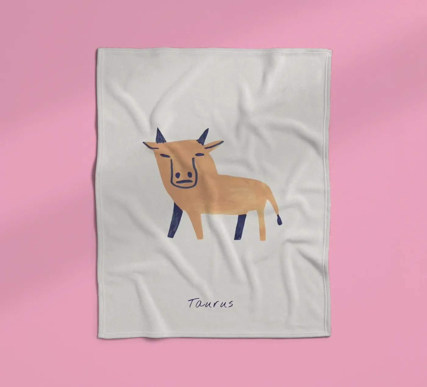 Taurus fleece blanket by Little Flourishes