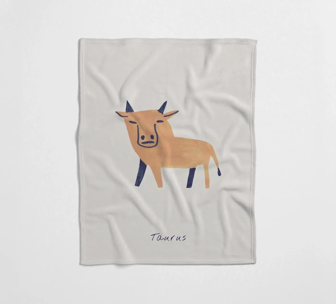 Taurus fleece blanket by Little Flourishes