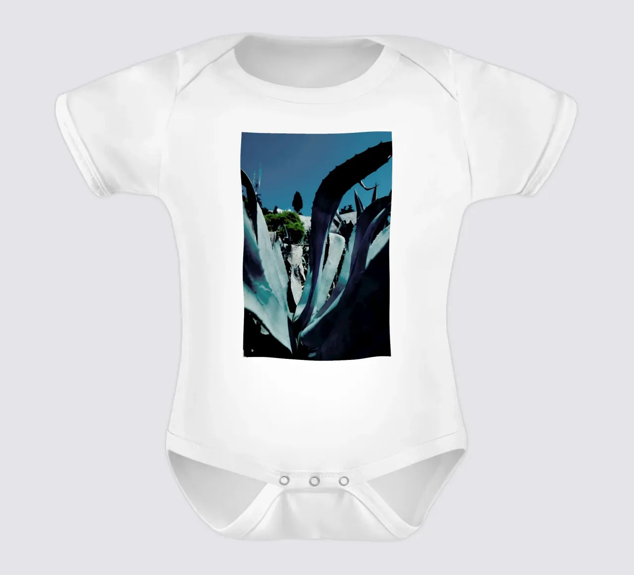 Aloe Vera Leaf body neonato maniche corte da Sebastian Hilgetag