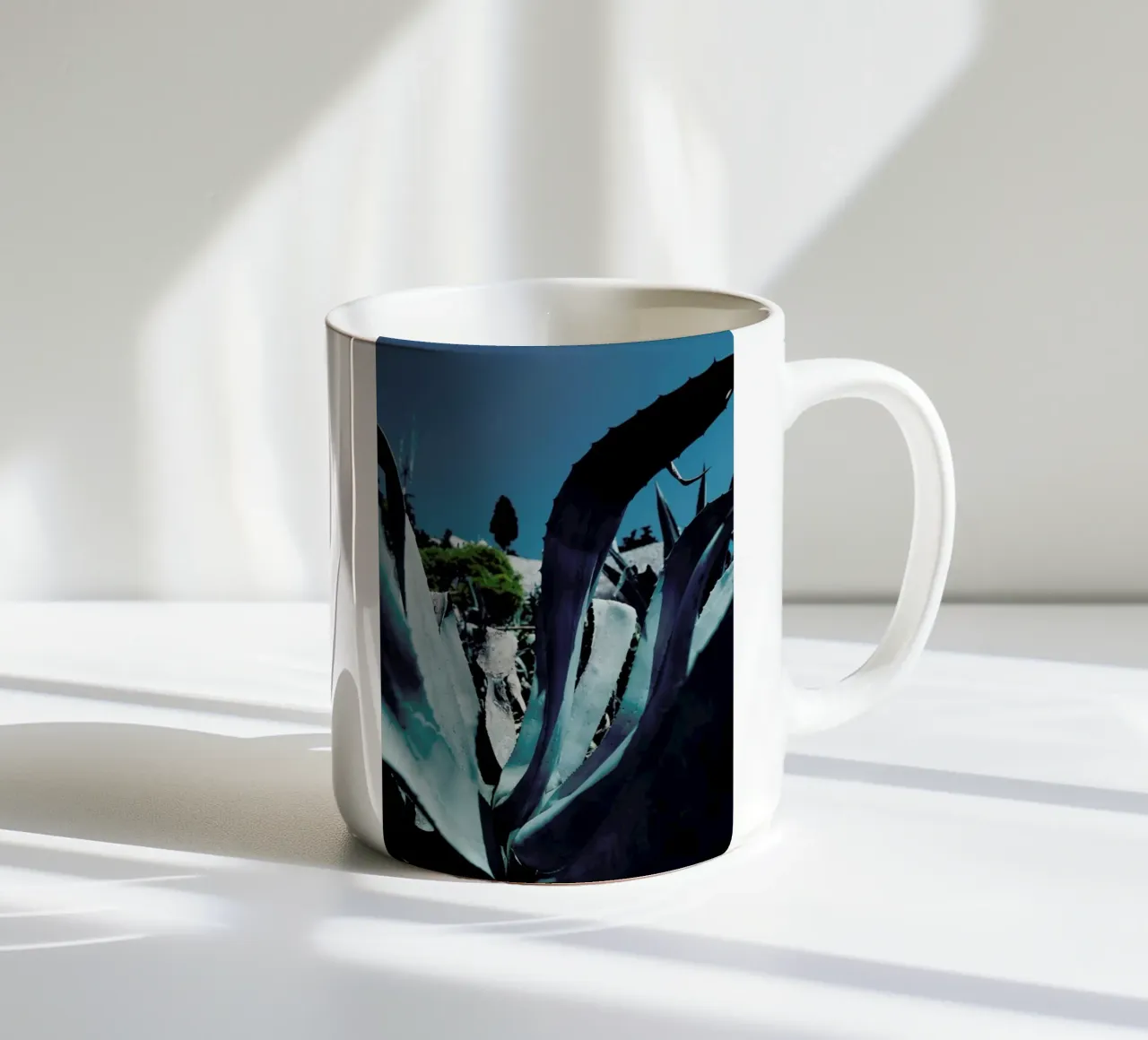Aloe Vera Leaf tazza in ceramica da Sebastian Hilgetag