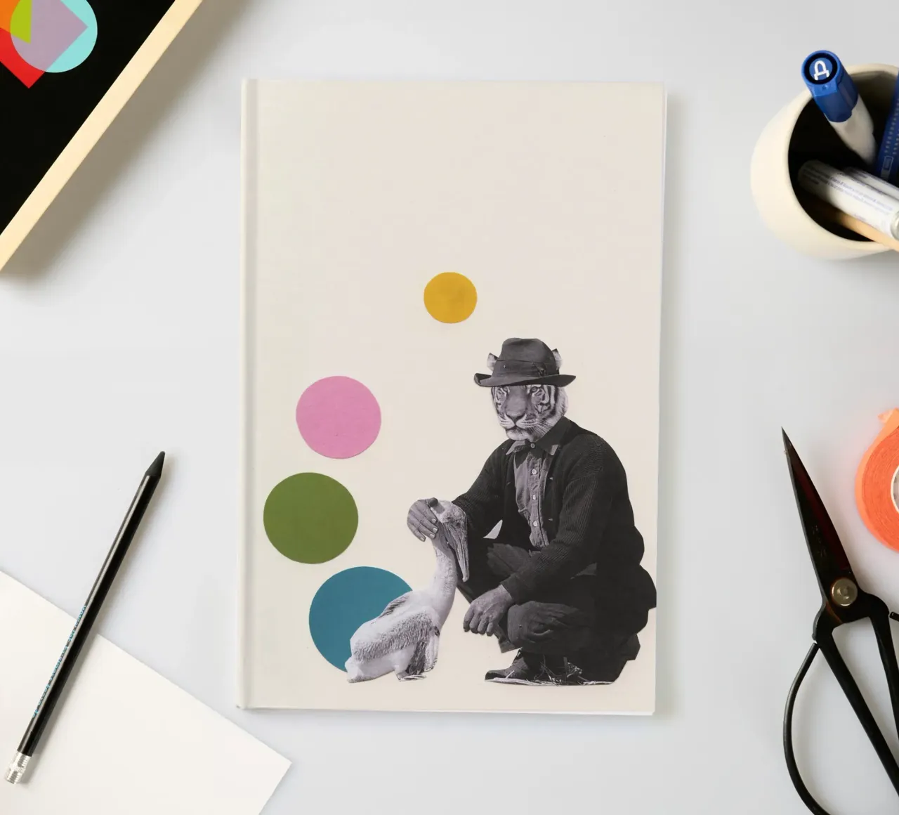A False Sense of Security notebook by Cassia Beck Collage