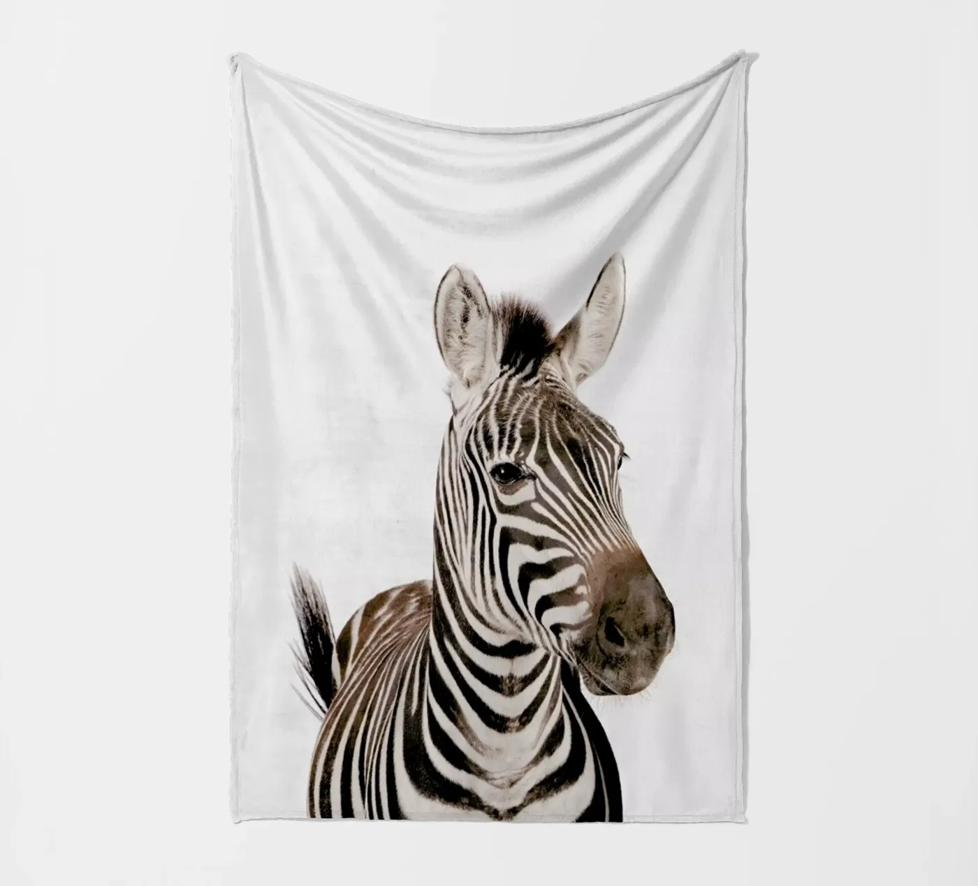 Zebra fleece blanket by Paws & Claws