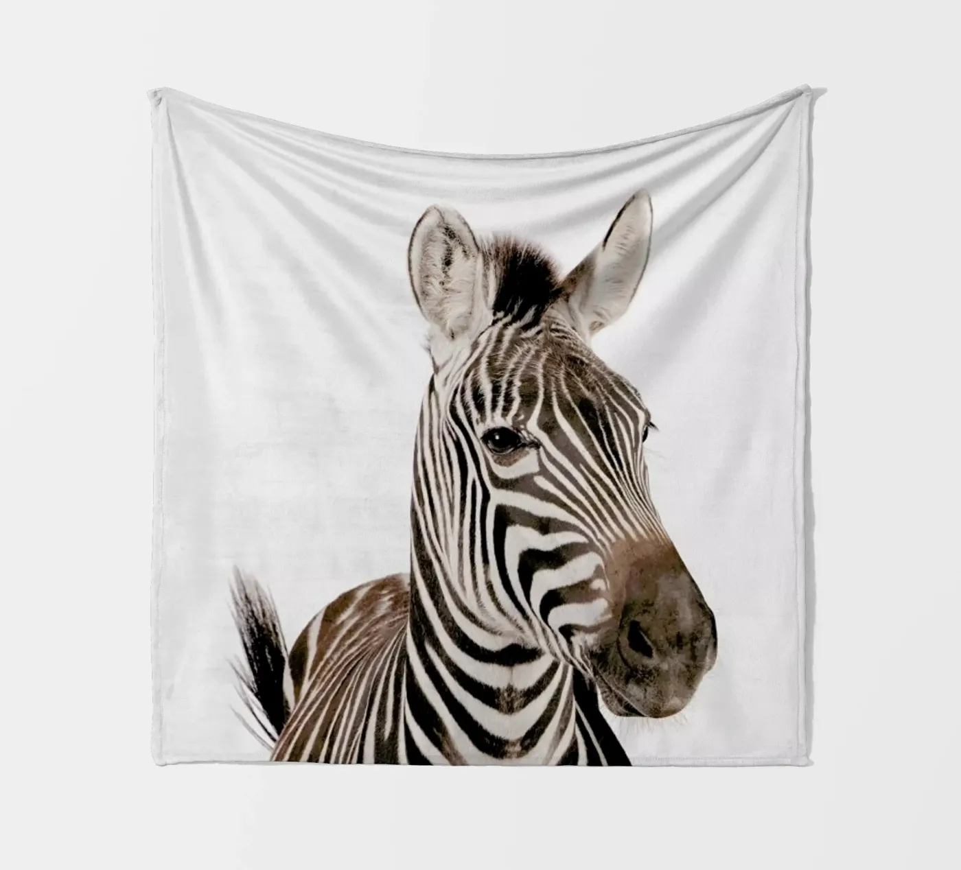 Zebra fleecedeken van Paws & Claws