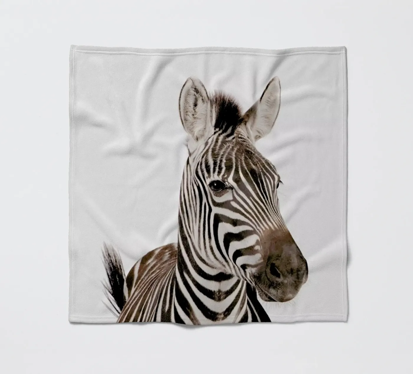 Zebra fleece blanket by Paws & Claws