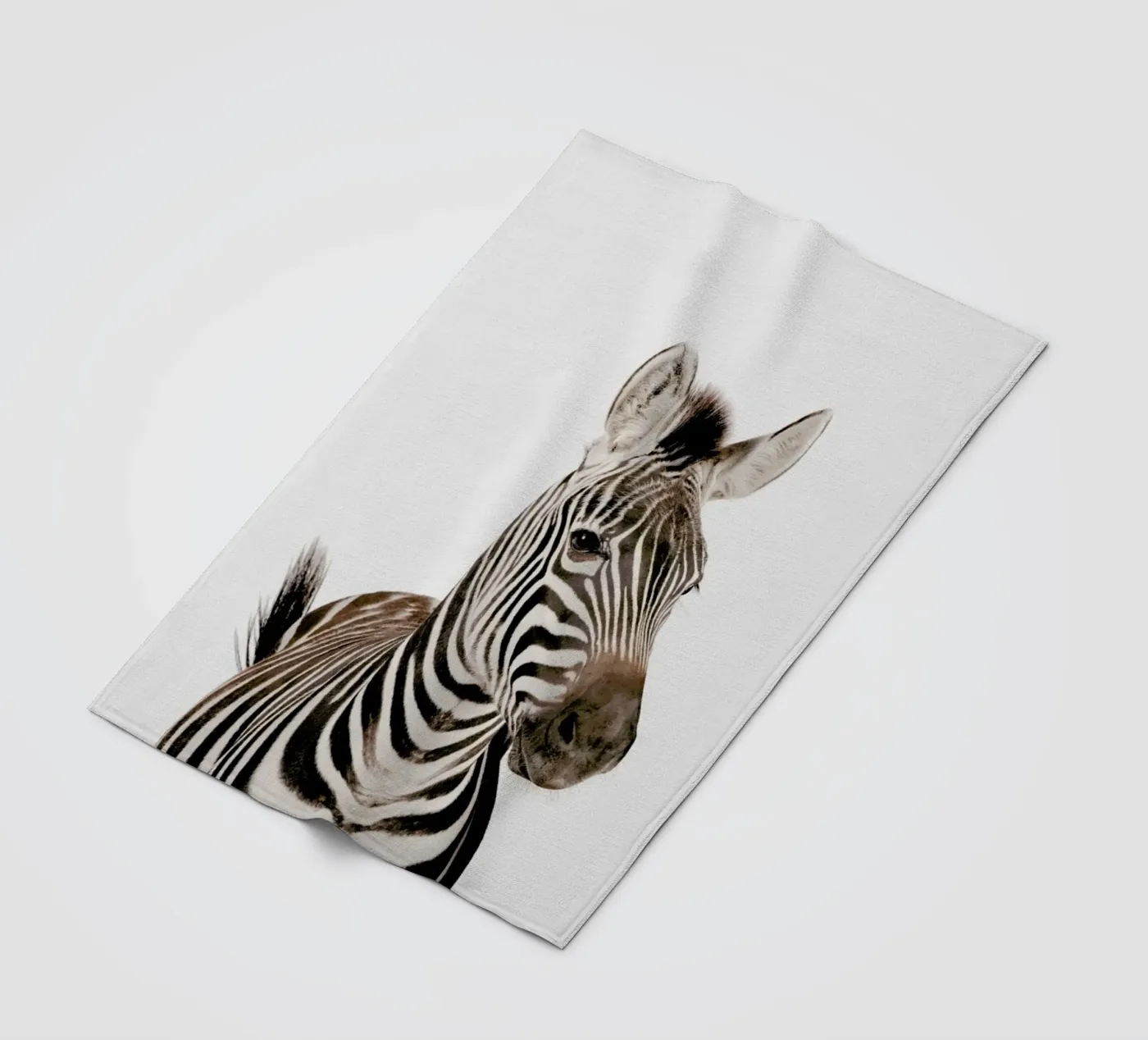 Zebra fleecedeken van Paws & Claws