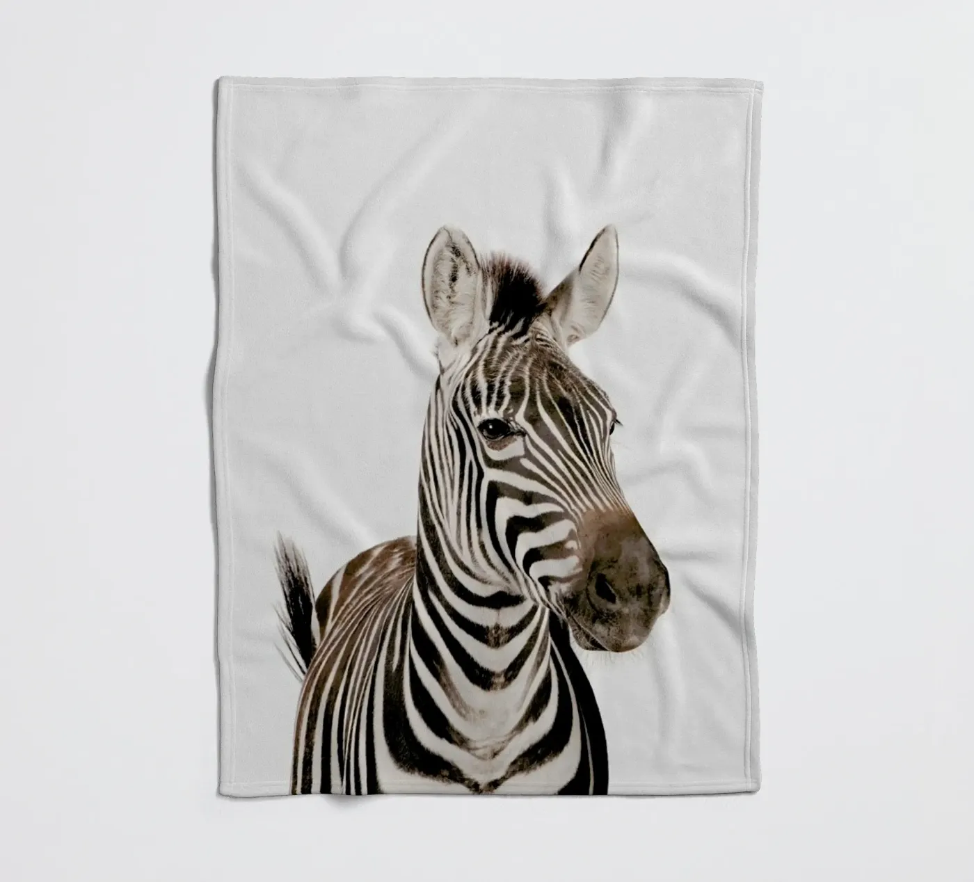 Zebra fleecedeken van Paws & Claws