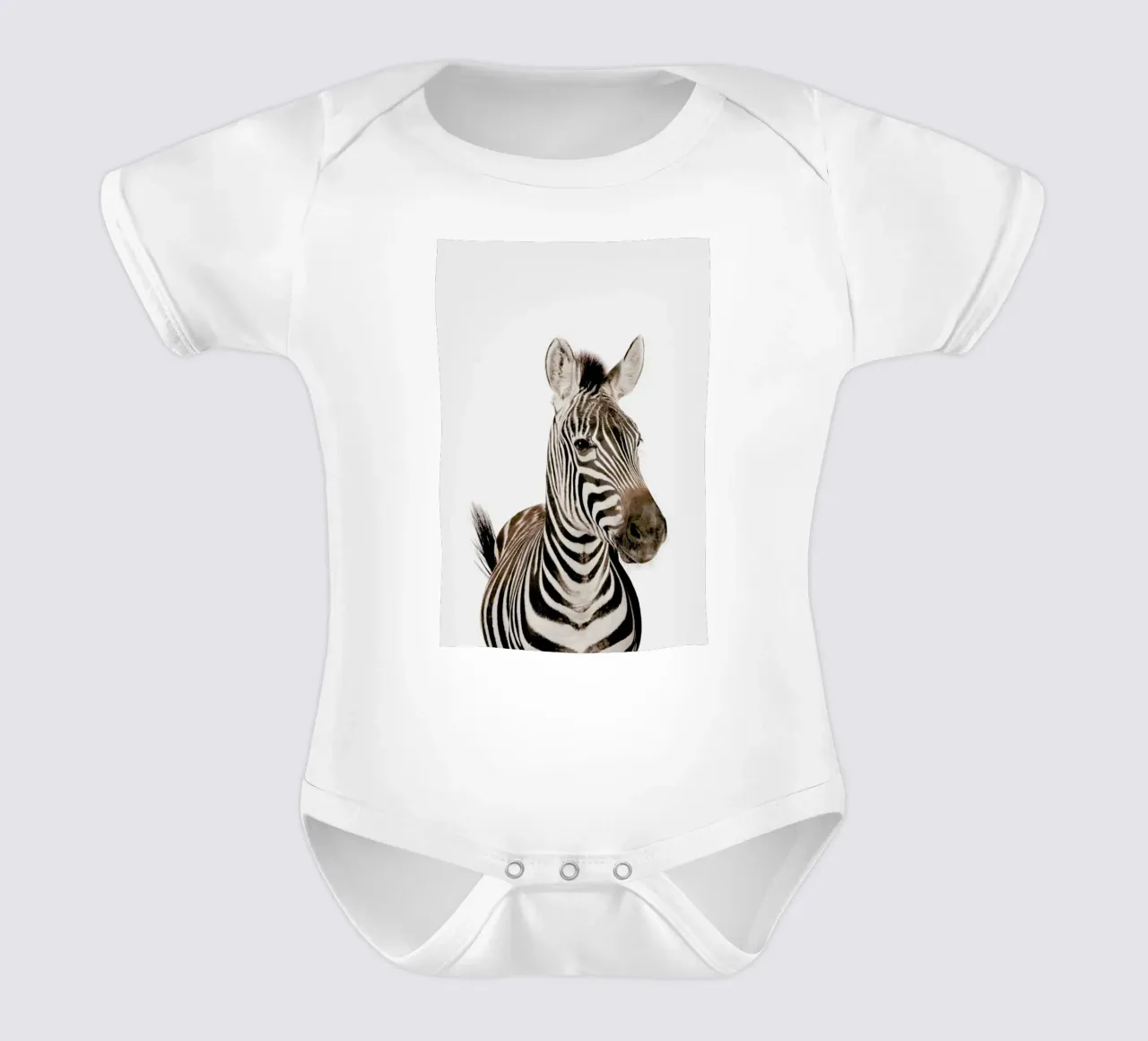 Zebra body neonato maniche corte da Paws & Claws