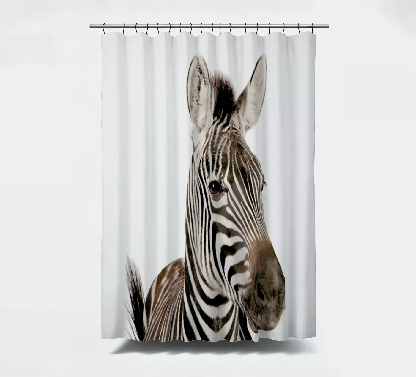 Zebra douchegordijn van Paws & Claws