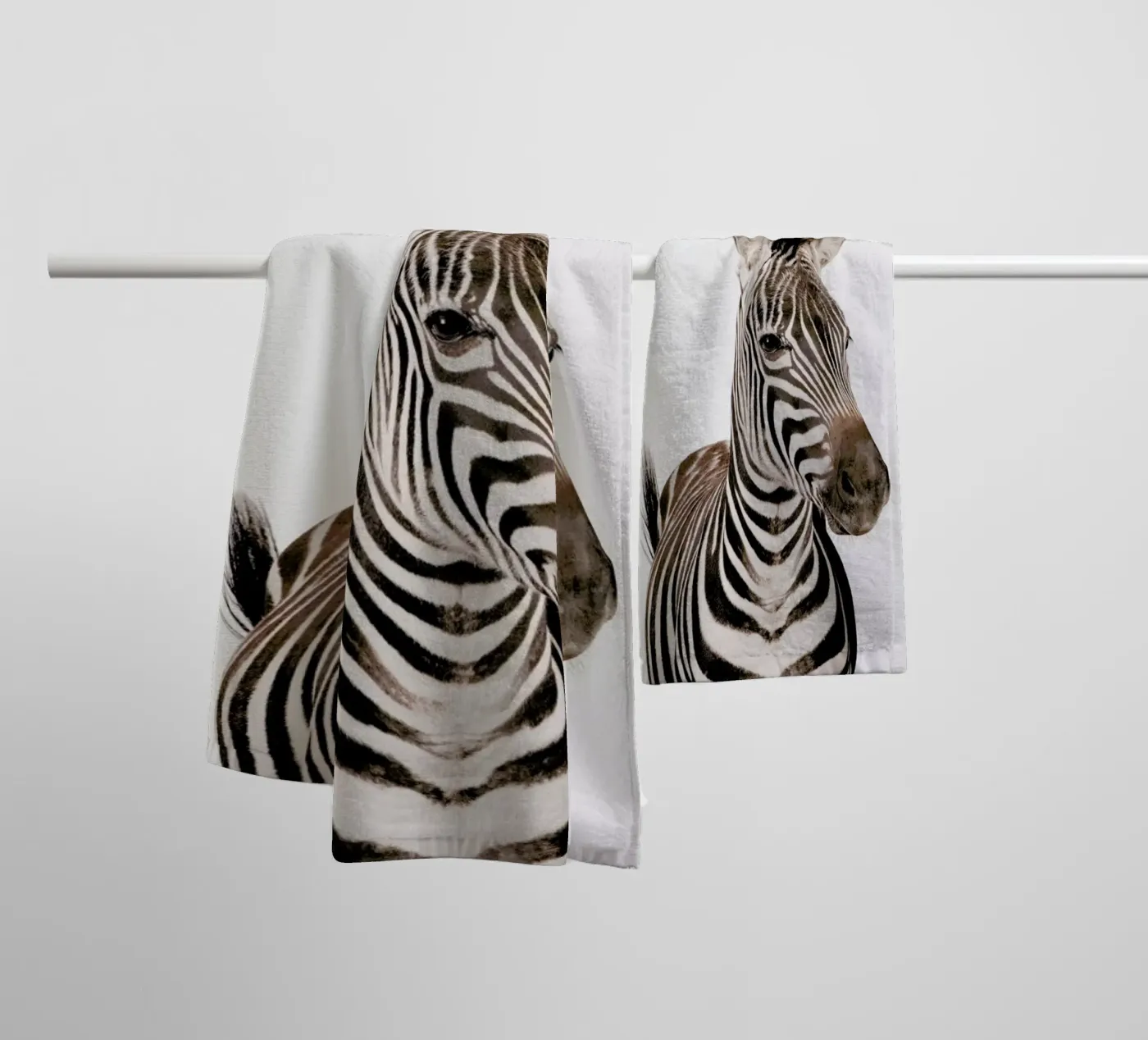 Zebra badhanddoek van Paws & Claws