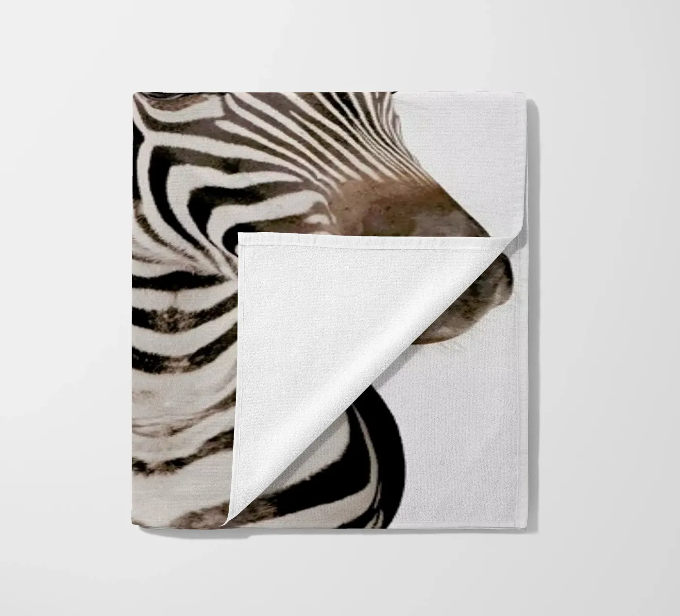 Zebra beach towel by Paws & Claws