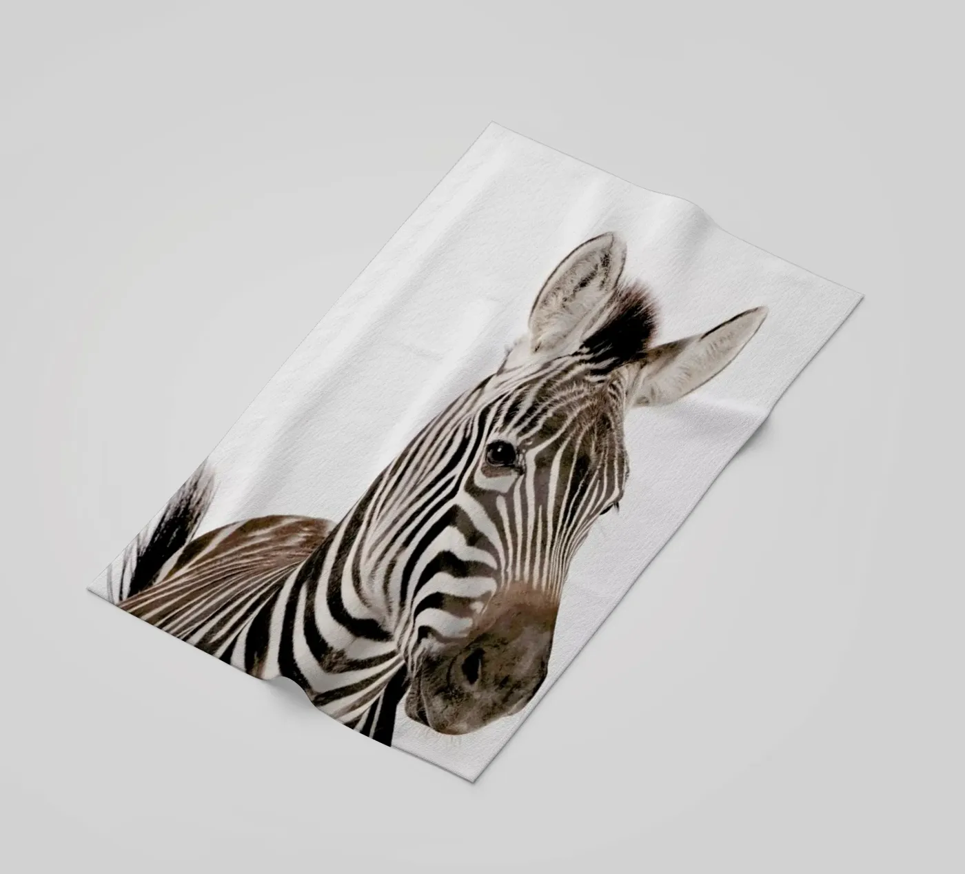 Zebra beach towel by Paws & Claws