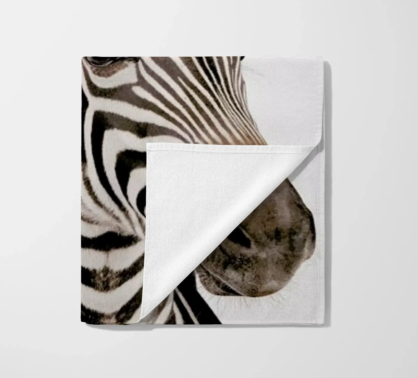 Zebra beach towel by Paws & Claws