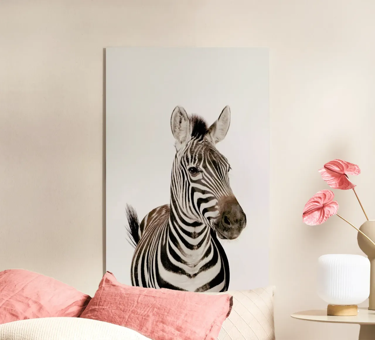 Zebra acryl van Paws & Claws