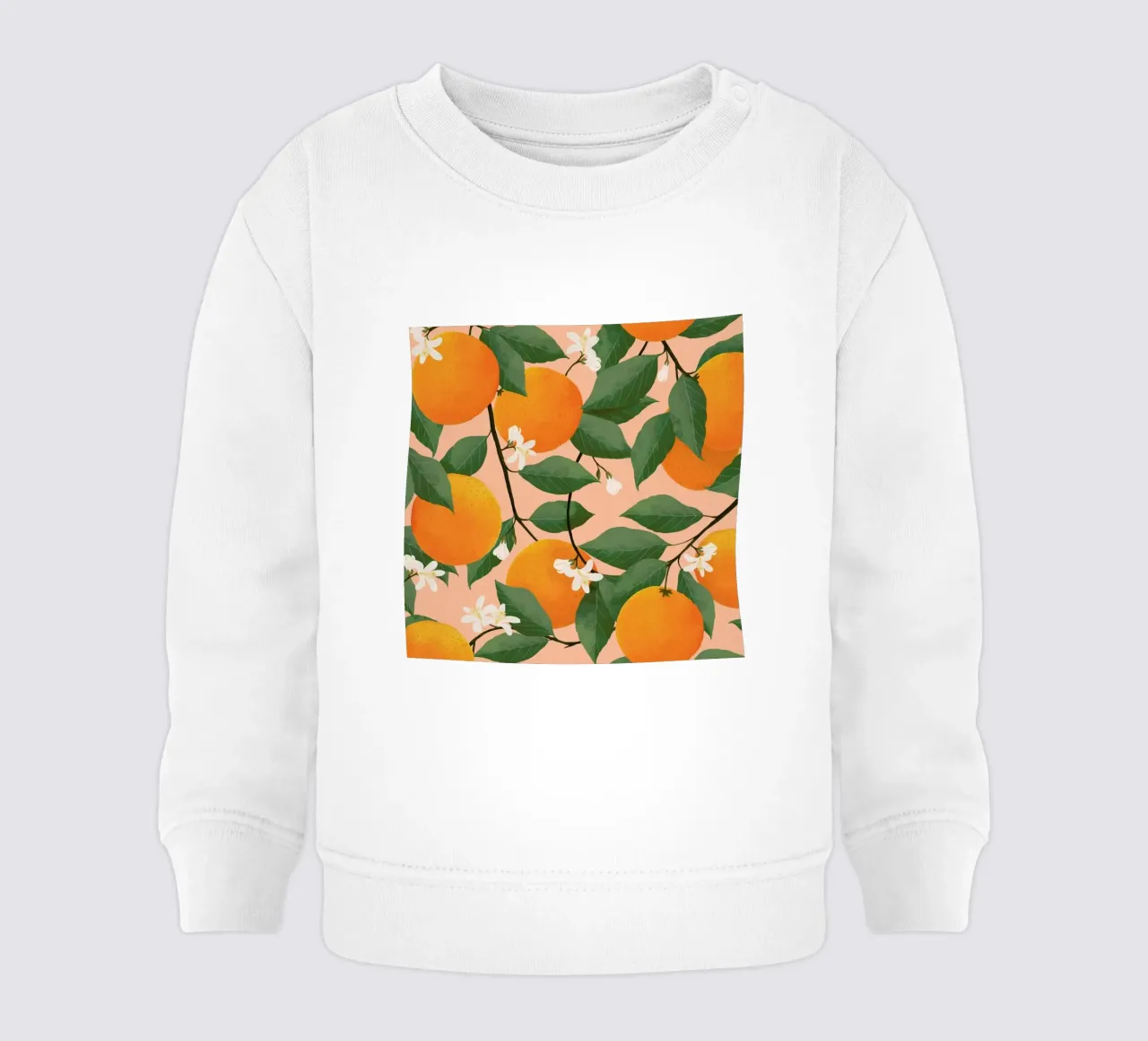 Fresh Citrus felpa neonato da Laura Graves
