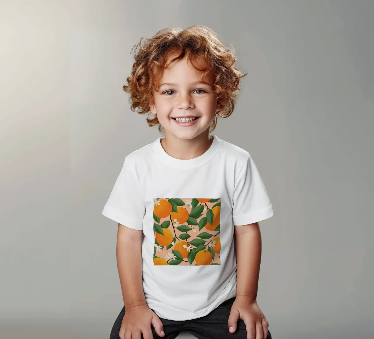Fresh Citrus kids t-shirt by Laura Graves