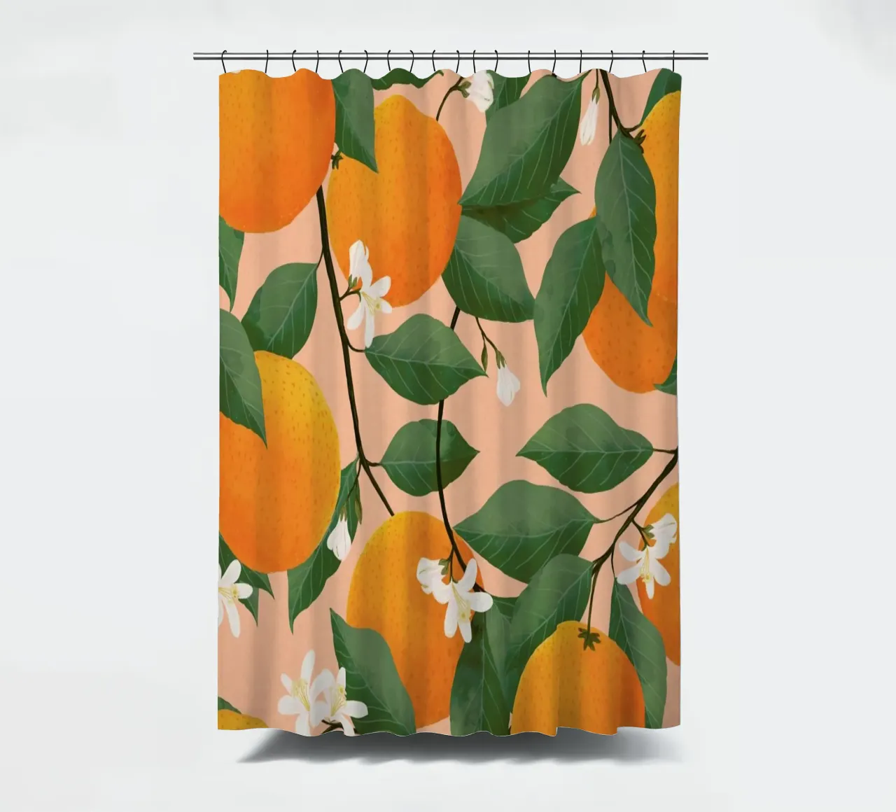 Fresh Citrus shower curtain by Laura Graves