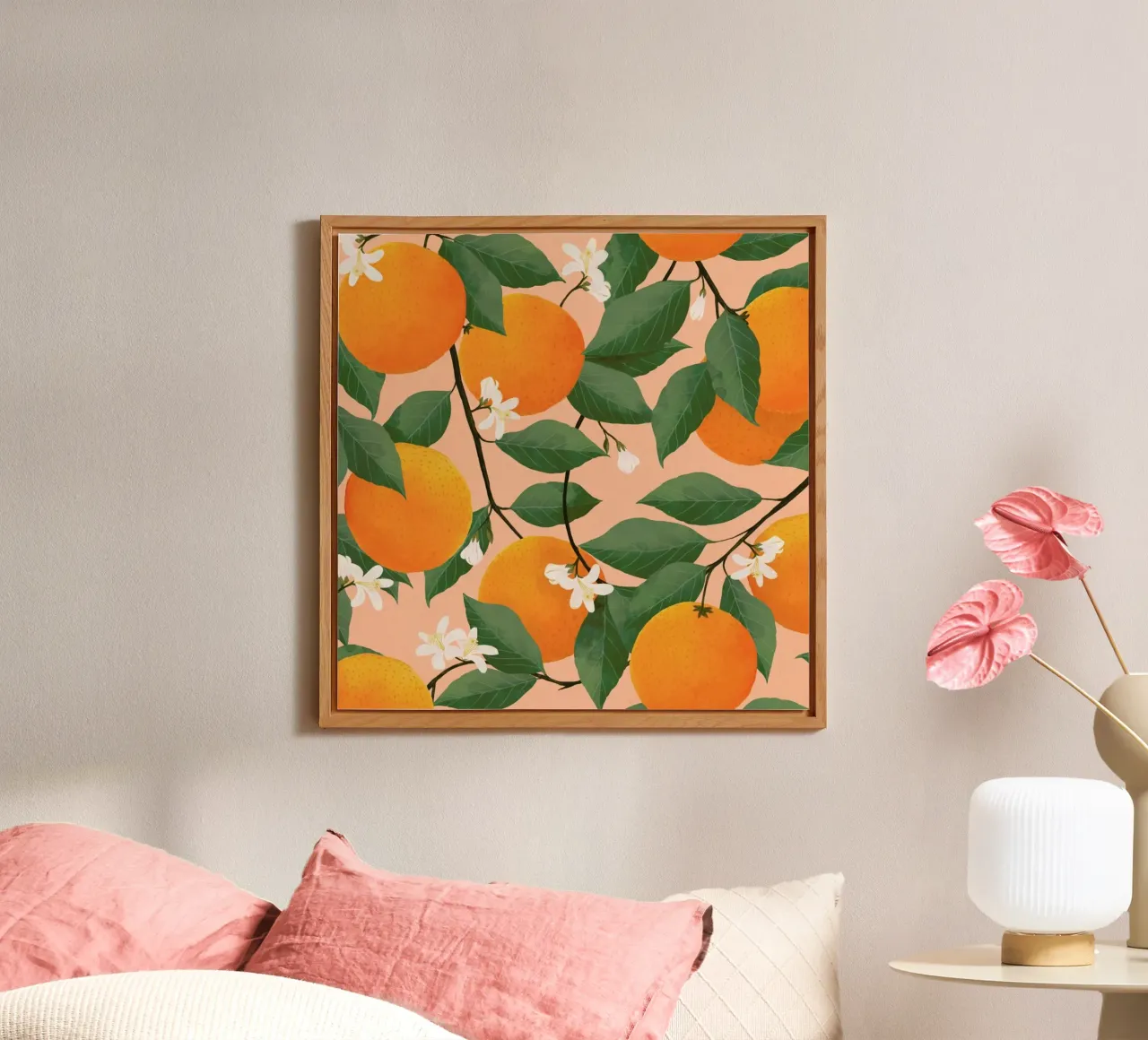 Fresh Citrus alluminio dibond da Laura Graves