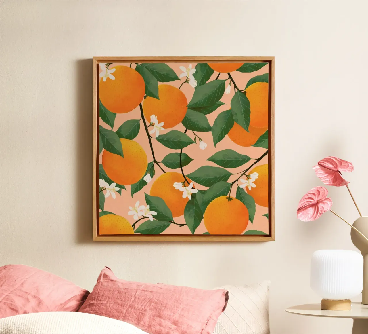 Fresh Citrus canvas by Laura Graves