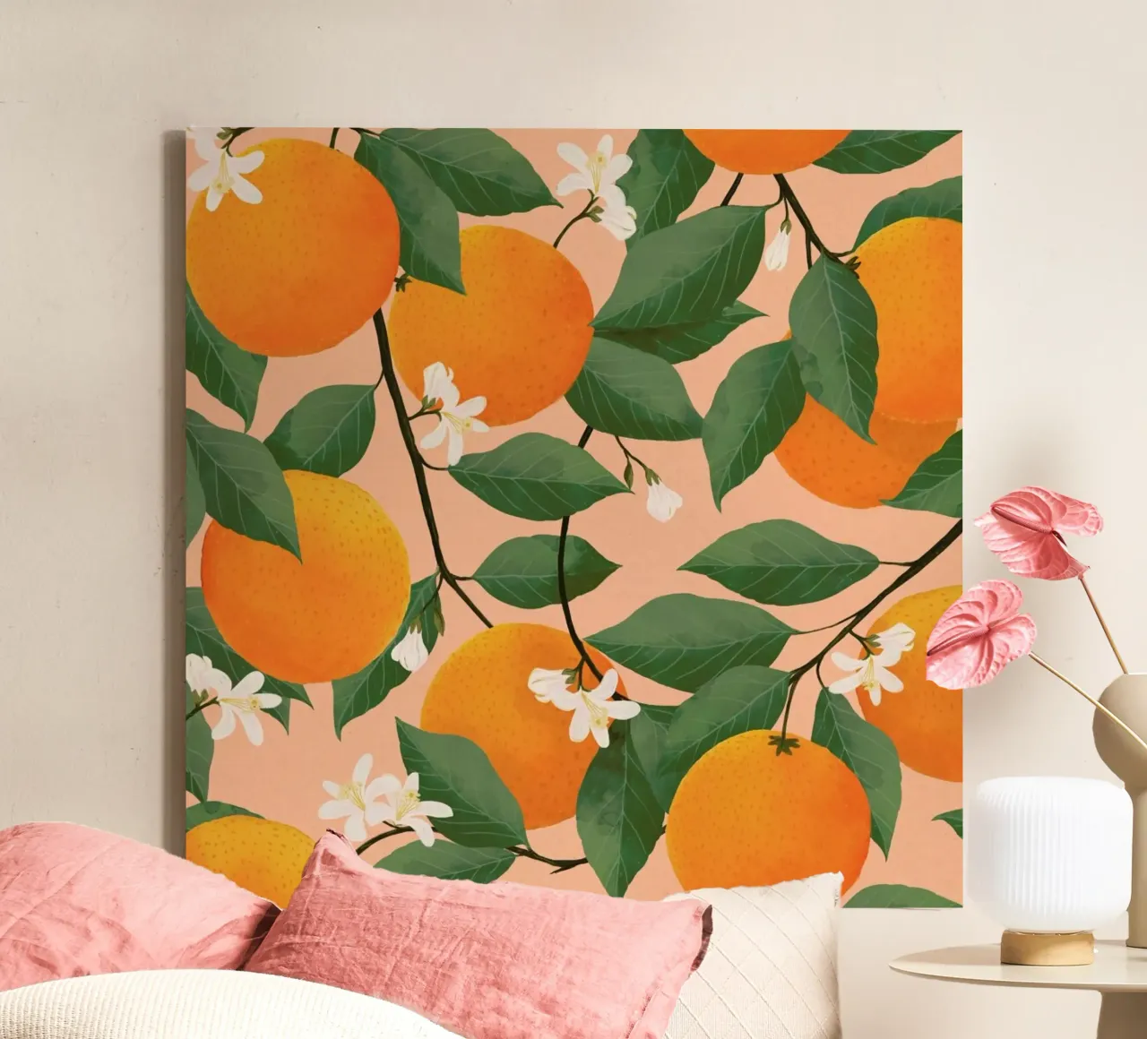 Fresh Citrus canvas by Laura Graves