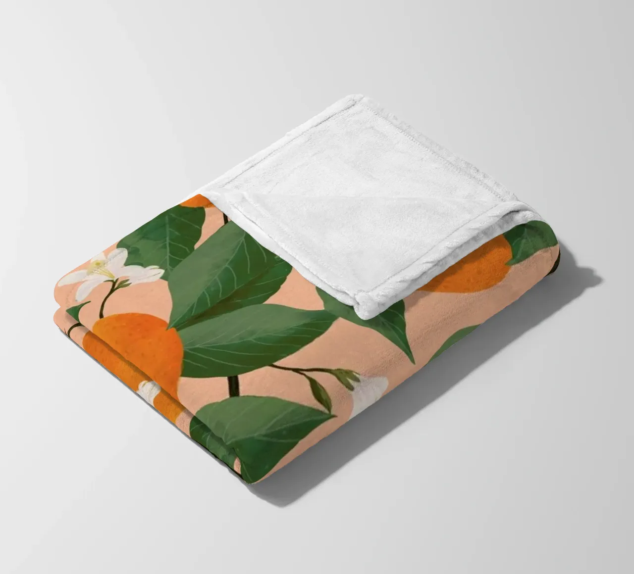 Fresh Citrus coperta in pile da Laura Graves