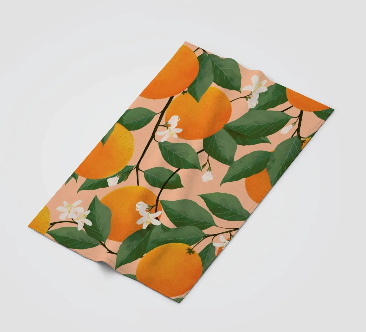 Fresh Citrus coperta in pile da Laura Graves