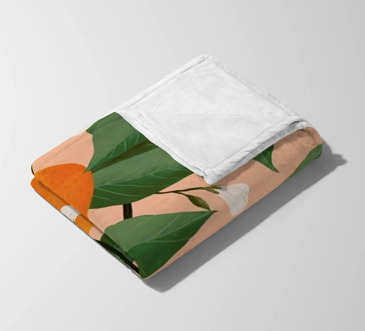 Fresh Citrus coperta in pile da Laura Graves